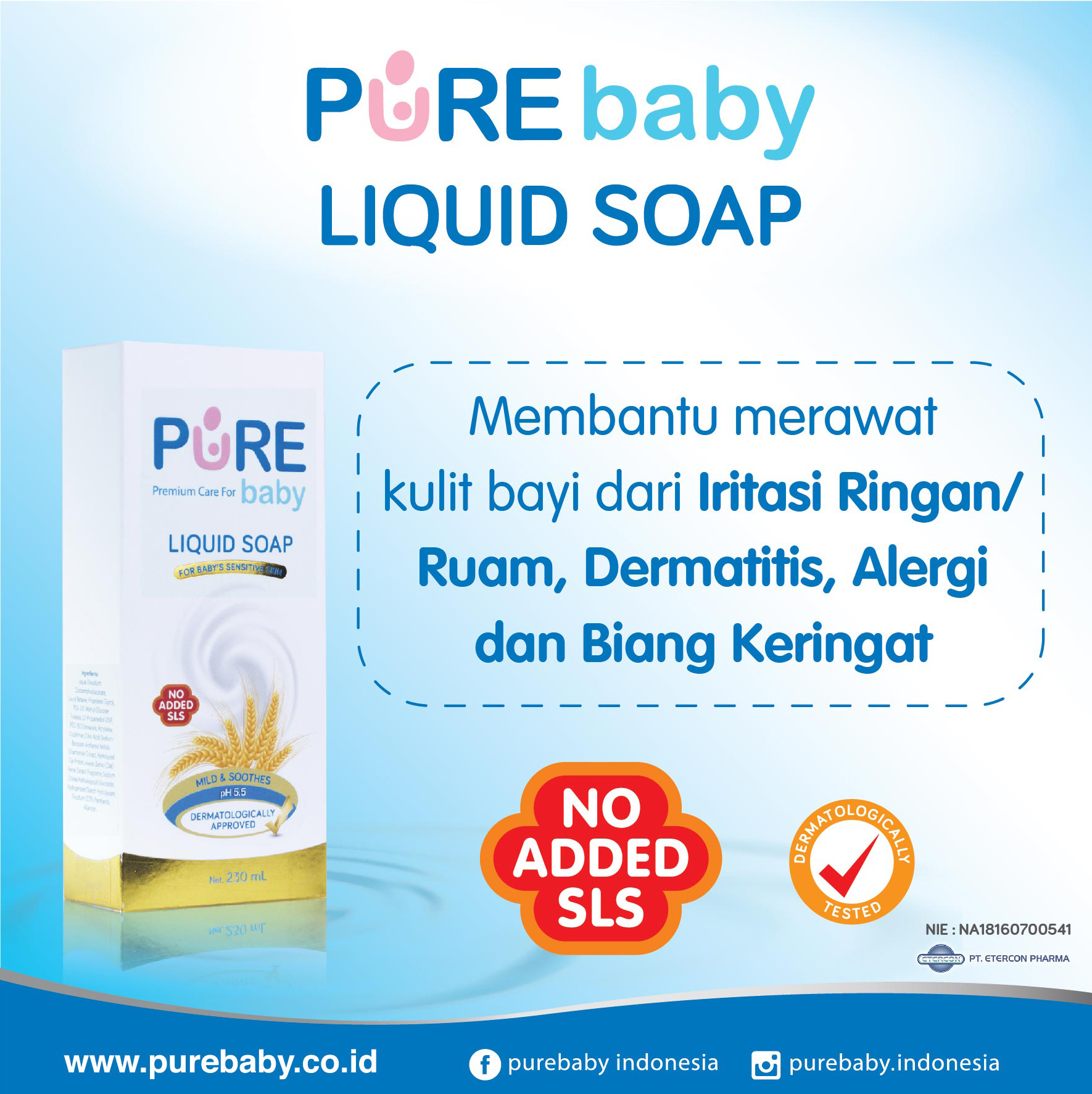 SAHABAT BAGI KULIT BAYI SENSITIF